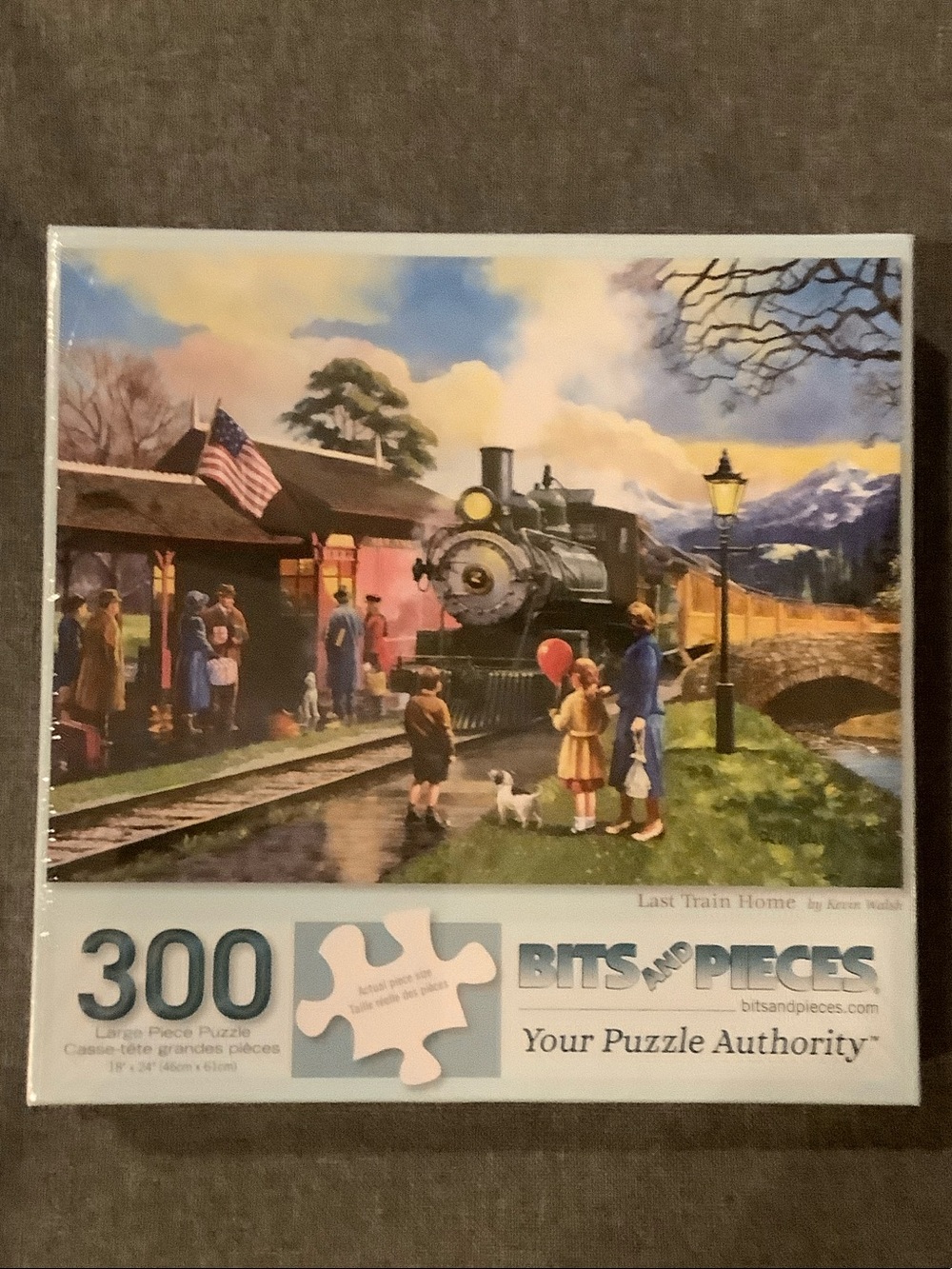 Bits and Pieces 'Last Train Home' 300-Piece Jigsaw Puzzle - Multicolor